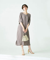 ◇【WEB限定】タックスリーブワンピース
