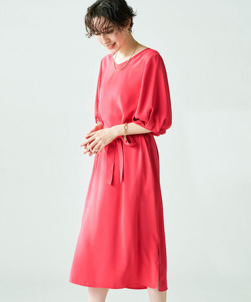 NOLLEY'S sophi ノーリーズソフィ 23SS 袖フリルワンピース NOLLEY'S sophi ノーリーズソフィ 23SS 袖フリルワンピース