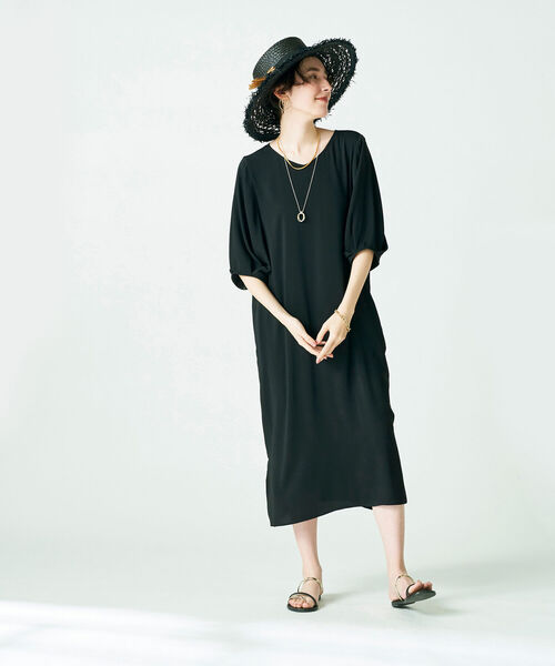 NOLLEY'S sophi ノーリーズソフィ 23SS 袖フリルワンピース 新品NOLLEY'Sノーリーズソフィウォッシャブル袖フリルワンピース