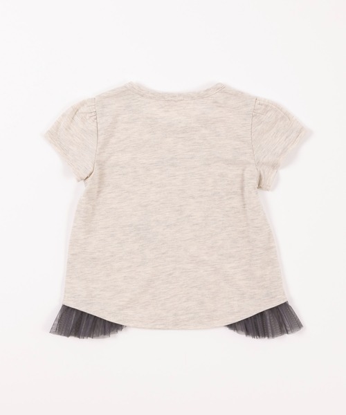 trois lapins kp（トロワラパンケーピー）の「ひまわりプリント半袖Tシャツ(100-130cm)（Tシャツ/カットソー・キッズ・オートミール・110cm/100cm/120cm/130cm）」の8枚目の写真