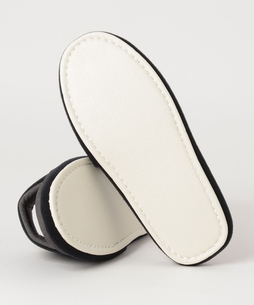 Priv. Spoons Club（プライベートスプーンズクラブ）の「＜newneu.コラボ＞ ベルクロスリッパ（レディース）（ルームシューズ/スリッパ・レディース・ブラック/ベージュ・FREE）」の7枚目の写真