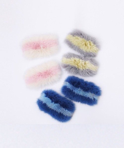 Priv. Spoons Club（プライベートスプーンズクラブ）の「＜newneu.コラボ＞ ベルクロスリッパ（レディース）（ルームシューズ/スリッパ・レディース・ブラック/ベージュ・FREE）」の4枚目の写真