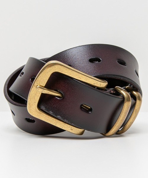 GGD SELECT(ジージーディー セレクト)の「35MM メタルループグラデーションベルト(ベルト・メンズ・イエロー/レッド/ブラック/ダークブラウン/ネイビー・FREE)」の2枚目の写真
