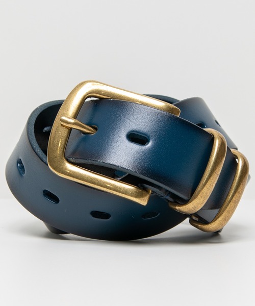 GGD SELECT(ジージーディー セレクト)の「35MM メタルループグラデーションベルト(ベルト・メンズ・イエロー/レッド/ブラック/ダークブラウン/ネイビー・FREE)」の3枚目の写真