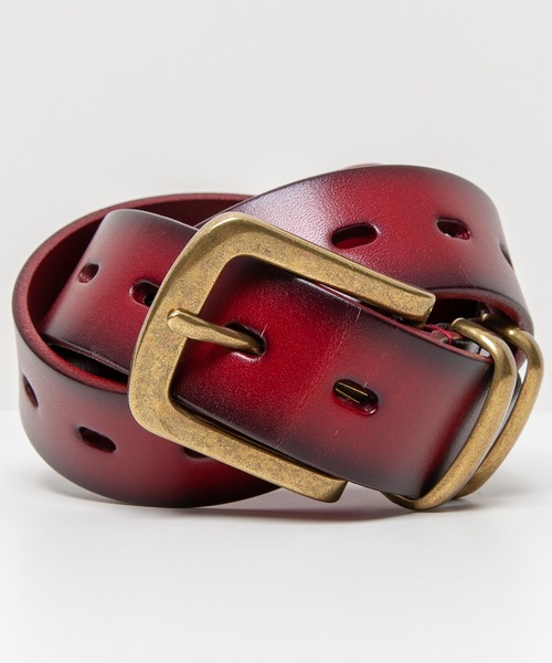 GGD SELECT(ジージーディー セレクト)の「35MM メタルループグラデーションベルト(ベルト・メンズ・イエロー/レッド/ブラック/ダークブラウン/ネイビー・FREE)」の5枚目の写真