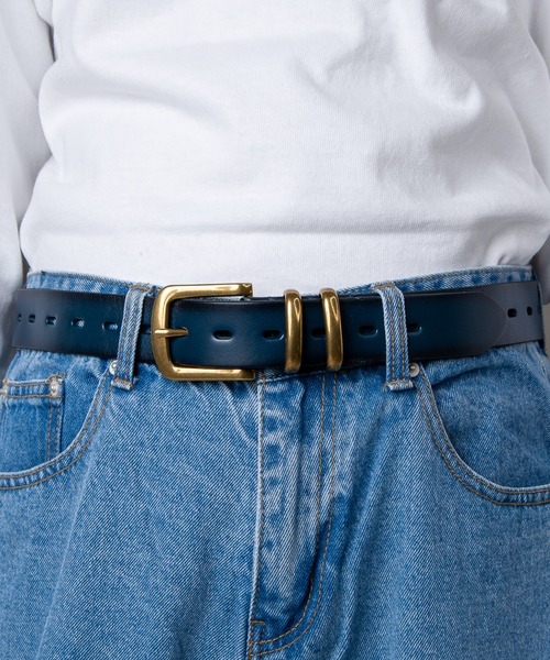 GGD SELECT(ジージーディー セレクト)の「35MM メタルループグラデーションベルト(ベルト・メンズ・イエロー/レッド/ブラック/ダークブラウン/ネイビー・FREE)」の13枚目の写真