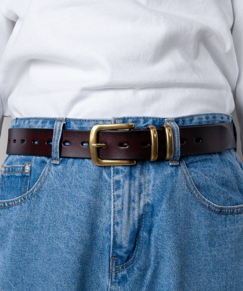 GGD SELECT(ジージーディー セレクト)の「35MM メタルループグラデーションベルト(ベルト・メンズ・イエロー/レッド/ブラック/ダークブラウン/ネイビー・FREE)」の10枚目の写真