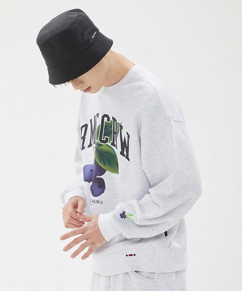 【ROMANTIC CROWN】送料・関税込★GARDENING BERRY SWEAT SHIRT ROMANTIC CROWN（ロマンティッククラウン）の「ROMANTICCROWN