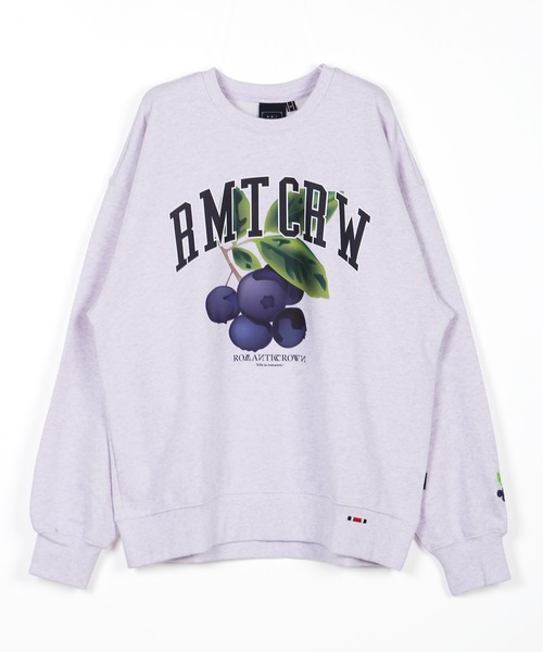 【ROMANTIC CROWN】送料・関税込★GARDENING BERRY SWEAT SHIRT ROMANTIC CROWN（ロマンティッククラウン）の「ROMANTICCROWN