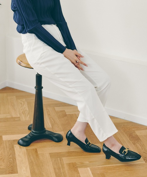 Lamoa（ラモア）の「Lamoa/テーパード タック スラックスパンツ（スラックス・レディース・ホワイト/ブラック/ブルー/アイボリー・SMALL/MEDIUM/LARGE）」の8枚目の写真