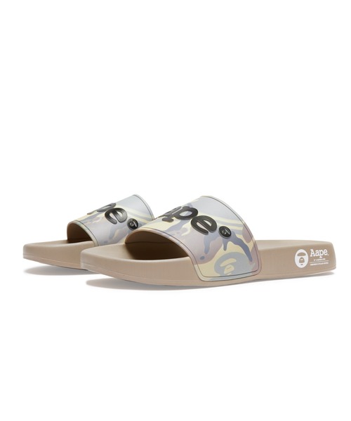 AAPE BY A BATHING APE（エーエイプバイアベイシングエイプ）の「AAPE SLIDER（サンダル・メンズ・ブラック系その他/グリーン系その他2/パープル系その他5/ホワイト系その他/ベージュ系その他7・7/9/5/11）」の4枚目の写真