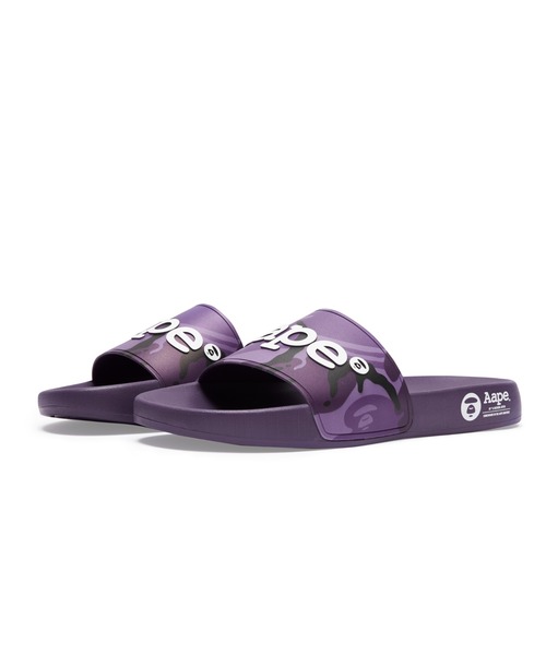 AAPE BY A BATHING APE（エーエイプバイアベイシングエイプ）の「AAPE SLIDER（サンダル・メンズ・ブラック系その他/グリーン系その他2/パープル系その他5/ホワイト系その他/ベージュ系その他7・7/9/5/11）」の5枚目の写真