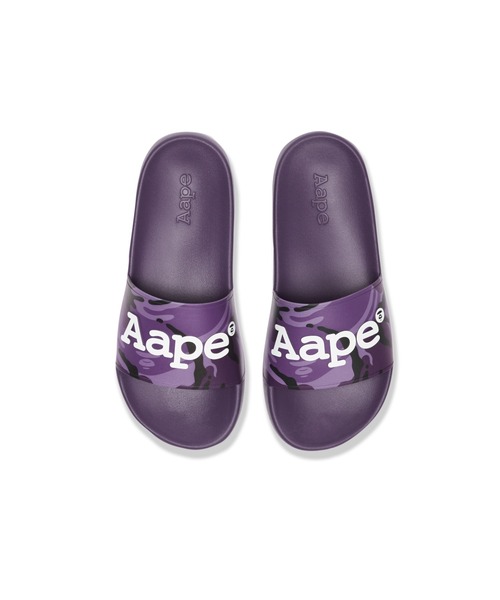 AAPE BY A BATHING APE（エーエイプバイアベイシングエイプ）の「AAPE SLIDER（サンダル・メンズ・ブラック系その他/グリーン系その他2/パープル系その他5/ホワイト系その他/ベージュ系その他7・7/9/5/11）」の7枚目の写真