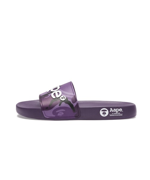 AAPE BY A BATHING APE（エーエイプバイアベイシングエイプ）の「AAPE SLIDER（サンダル・メンズ・ブラック系その他/グリーン系その他2/パープル系その他5/ホワイト系その他/ベージュ系その他7・7/9/5/11）」の9枚目の写真