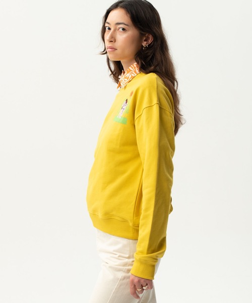 bonjour records（ボンジュールレコーズ）の「【CARNE BOLLENTE】EDEN SPARK SWEAT（スウェット・メンズ・イエロー/ホワイト系その他・SMALL/MEDIUM/LARGE）」の5枚目の写真