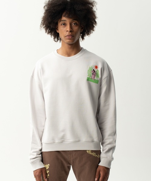 bonjour records（ボンジュールレコーズ）の「【CARNE BOLLENTE】EDEN SPARK SWEAT（スウェット・メンズ・イエロー/ホワイト系その他・SMALL/MEDIUM/LARGE）」の15枚目の写真