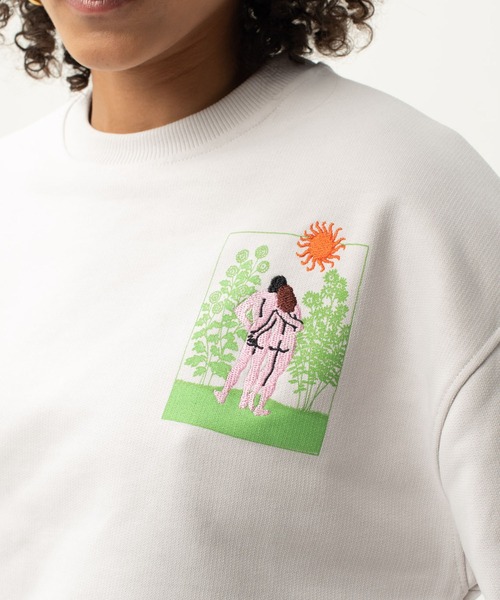 bonjour records（ボンジュールレコーズ）の「【CARNE BOLLENTE】EDEN SPARK SWEAT（スウェット・メンズ・イエロー/ホワイト系その他・SMALL/MEDIUM/LARGE）」の18枚目の写真