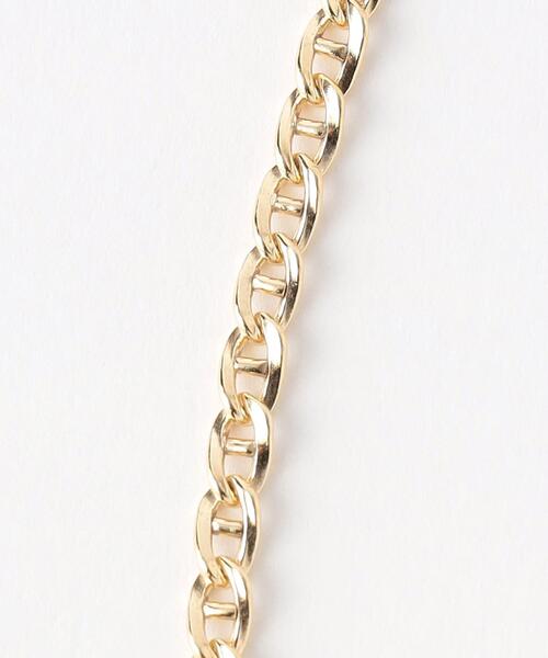 Maple（メープル）の「＜MAPLE＞ BAR CURB CHAIN GD/ネックレス（ネックレス・メンズ・ゴールド・FREE）」の2枚目の写真