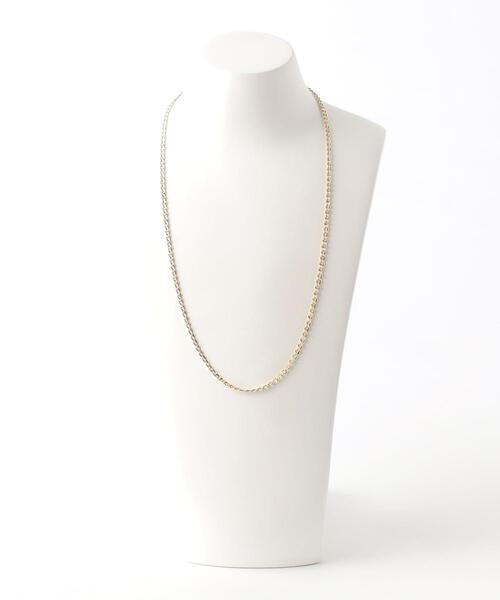 Maple（メープル）の「＜MAPLE＞ BAR CURB CHAIN GD/ネックレス（ネックレス・メンズ・ゴールド・FREE）」の4枚目の写真