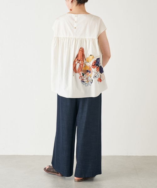 BEARDSLEY（ビアズリー）の「ウエストリブデニムパンツ（その他パンツ・レディース・インディゴブルー・1/2/0）」の5枚目の写真