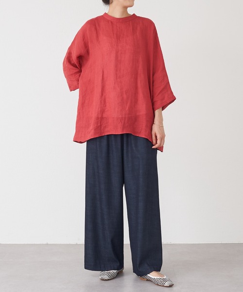 BEARDSLEY（ビアズリー）の「ウエストリブデニムパンツ（その他パンツ・レディース・インディゴブルー・1/2/0）」の12枚目の写真