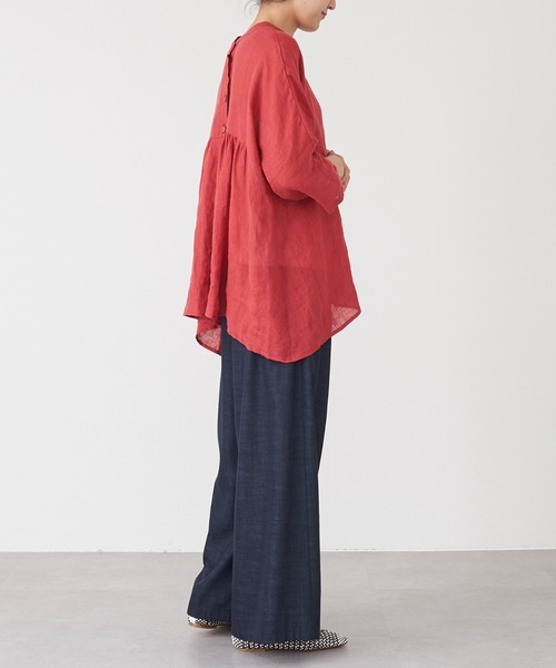 BEARDSLEY（ビアズリー）の「ウエストリブデニムパンツ（その他パンツ・レディース・インディゴブルー・1/2/0）」の13枚目の写真