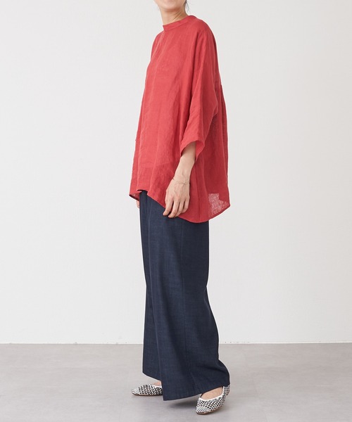 BEARDSLEY（ビアズリー）の「ウエストリブデニムパンツ（その他パンツ・レディース・インディゴブルー・1/2/0）」の14枚目の写真