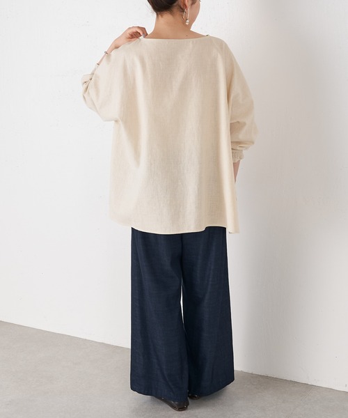 BEARDSLEY（ビアズリー）の「ウエストリブデニムパンツ（その他パンツ・レディース・インディゴブルー・1/2/0）」の17枚目の写真