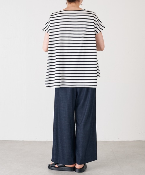 BEARDSLEY（ビアズリー）の「ウエストリブデニムパンツ（その他パンツ・レディース・インディゴブルー・1/2/0）」の19枚目の写真