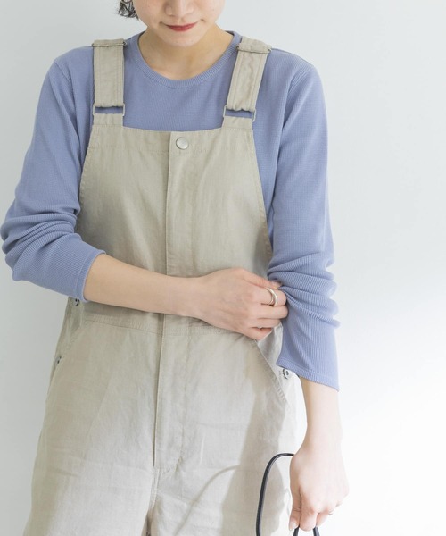 URBAN RESEARCH(アーバンリサーチ)の「オーガニックワッフルロングTシャツ(Tシャツ/カットソー・レディース・オレンジ/ブルー系その他/オフホワイト・FREE)」の19枚目の写真