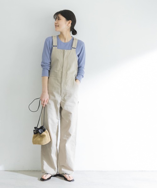 URBAN RESEARCH(アーバンリサーチ)の「オーガニックワッフルロングTシャツ(Tシャツ/カットソー・レディース・オレンジ/ブルー系その他/オフホワイト・FREE)」の12枚目の写真
