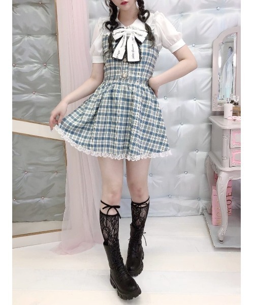 スカート 裾レースギャザースカート レディース Ank Rouge（アンクルージュ）の「裾レースギャザースカート（スカート