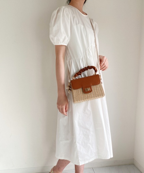 Loueme（ルエム）の「ラタンカゴバッグ（ハンドバッグ・レディース・ホワイト/ブラック/ブラウン・FREE）」の8枚目の写真