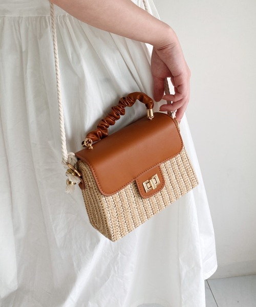 Loueme（ルエム）の「ラタンカゴバッグ（ハンドバッグ・レディース・ホワイト/ブラック/ブラウン・FREE）」の13枚目の写真