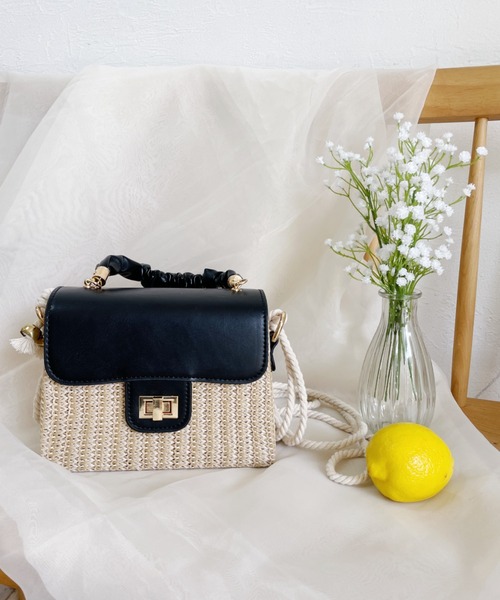 Loueme（ルエム）の「ラタンカゴバッグ（ハンドバッグ・レディース・ホワイト/ブラック/ブラウン・FREE）」の20枚目の写真