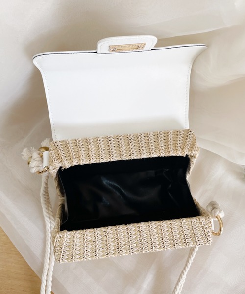 Loueme（ルエム）の「ラタンカゴバッグ（ハンドバッグ・レディース・ホワイト/ブラック/ブラウン・FREE）」の19枚目の写真