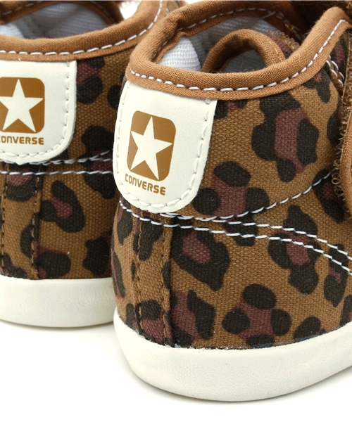 CONVERSE（コンバース）の「ベビー キッズ コンバース キャンバス シェブロンスター レオパード CONVERSE CV CS LEOPARD (32711039-3189)（スニーカー・キッズ・ブラウン・14cm/12cm/15cm/13cm）」の7枚目の写真