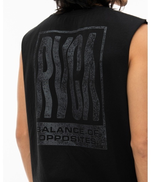 RVCA(ルーカ)の「RVCA メンズ REACTOR SLEEVELESS タンクトップ【2022年夏モデル】/ルーカマッスルタンク(タンクトップ・メンズ・ブラック/ロイヤルブルー・SMALL/MEDIUM/LARGE)」の7枚目の写真