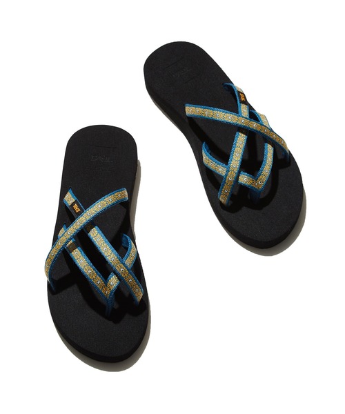 Teva（テバ）の「【Teva】 OLOWAHU サンダル（サンダル・レディース・ブラック/ターコイズブルー・23.0cm/24.0cm）」の4枚目の写真