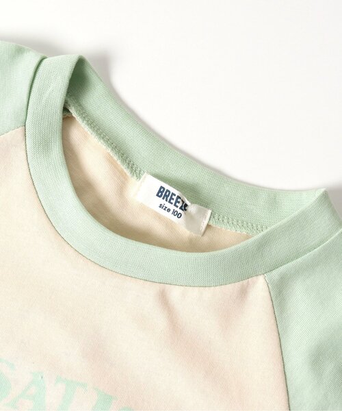 BREEZE（ブリーズ）の「ラグランビッグＴシャツ（Tシャツ/カットソー・キッズ・ミント/ラベンダー・140/90/110/100/150/120/130）」の8枚目の写真