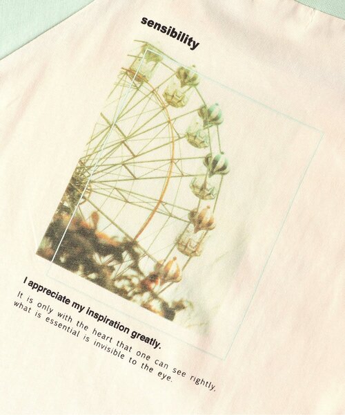 BREEZE（ブリーズ）の「ラグランビッグＴシャツ（Tシャツ/カットソー・キッズ・ミント/ラベンダー・140/90/110/100/150/120/130）」の10枚目の写真