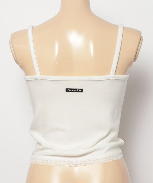 FANCY CLUB（ファンシークラブ）の「A'GEM/9 × .kom『 FANCY CLUB/ファンシークラブ』CUTIE-PIE SLEEVLESS/キューティパイ ノースリーブキャミソール（キャミソール・レディース・ホワイト/ブラック/チャコールグレー・FREE）」の19枚目の写真