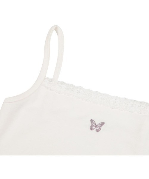 FANCY CLUB（ファンシークラブ）の「A'GEM/9 × .kom『 FANCY CLUB/ファンシークラブ』CUTIE-PIE SLEEVLESS/キューティパイ ノースリーブキャミソール（キャミソール・レディース・ホワイト/ブラック/チャコールグレー・FREE）」の14枚目の写真