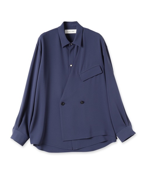 CULLNI（クルニ）の「22-AW-013/ Jacket Combination Shirts（シャツ