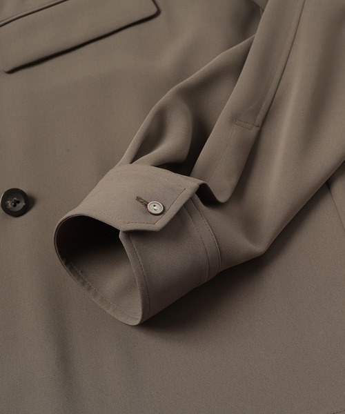 CULLNI(クルニ)の「22-AW-013/ Jacket Combination Shirts(シャツ/ブラウス・メンズ・ブラック/カーキ/ネイビー系/グリーン・2/0/1)」の13枚目の写真