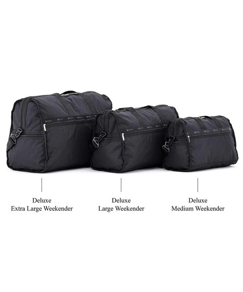 LeSportsac(レスポートサック)の「DELUXE LG WEEKENDER 【日本限定】リサイクルドブラックJP(ボストンバッグ・レディース・ブラック・FREE)」の20枚目の写真
