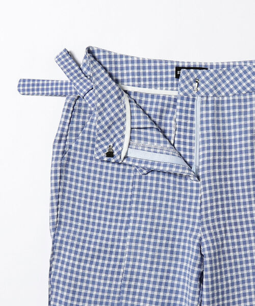 Ray BEAMS（レイビームス）の「sister jane / Pebble Gingham Bow Trousers（その他パンツ・レディース・ブルー・SMALL）」の4枚目の写真