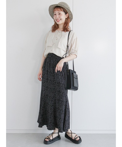 ehka sopo（エヘカソポ）の「パイピングショルダーバッグ（ショルダーバッグ・レディース・ブラウン/キャメル/ブラック・ﾌﾘ-）」の8枚目の写真