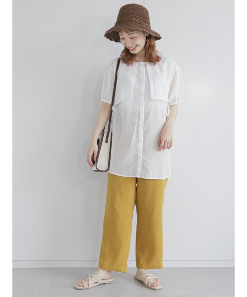 ehka sopo（エヘカソポ）の「パイピングショルダーバッグ（ショルダーバッグ・レディース・ブラウン/キャメル/ブラック・ﾌﾘ-）」の11枚目の写真