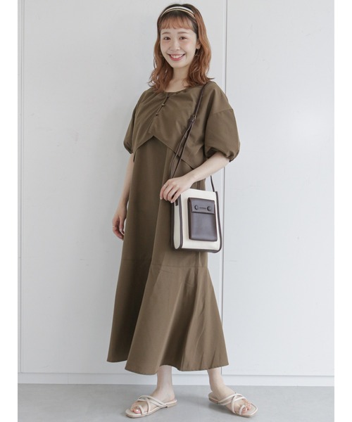 ehka sopo（エヘカソポ）の「パイピングショルダーバッグ（ショルダーバッグ・レディース・ブラウン/キャメル/ブラック・ﾌﾘ-）」の13枚目の写真